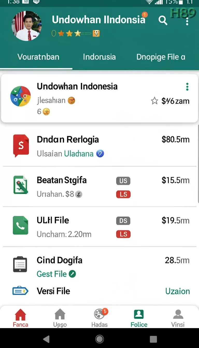 Sistem Pembayaran h89 screenshot
